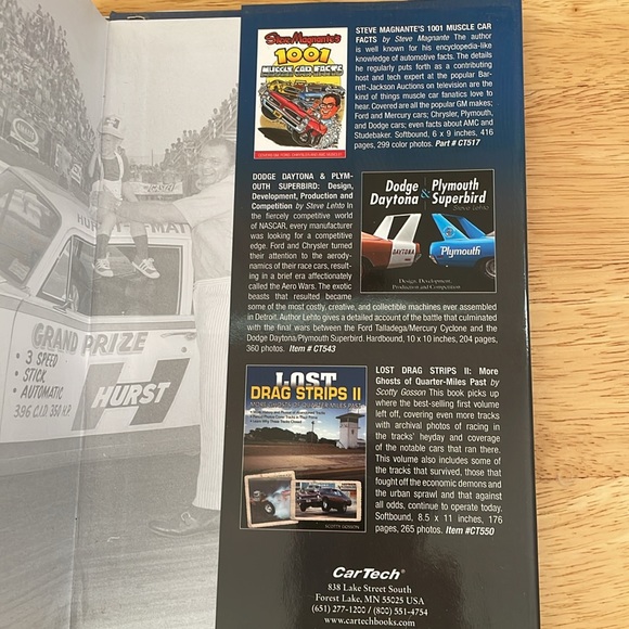 Lost Muscle Cars Book-Hardcover with jacket-GUC - Picture 4 of 15